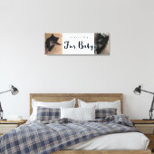 Ik hou van mijn favoriete Baby aangepaste fotocoll Canvas Afdruk (Insitu (Slaapkamer))