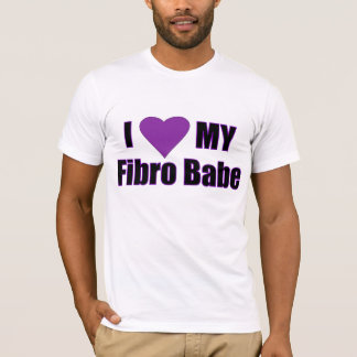 Ik hou van mijn Fibro Babe T-shirt