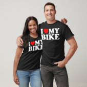 Ik hou van mijn fiets met t-shirt (Unisex)