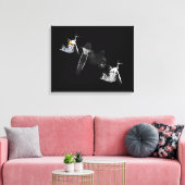 IK HOU VAN MIJN FIETSDOEK CANVAS AFDRUK (Insitu (Woonkamer))