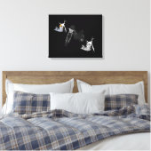 IK HOU VAN MIJN FIETSDOEK CANVAS AFDRUK (Insitu (Slaapkamer))