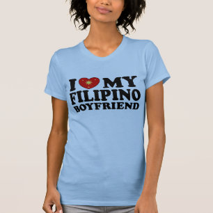 Ik hou van mijn Filipino Boyvriend T-shirt