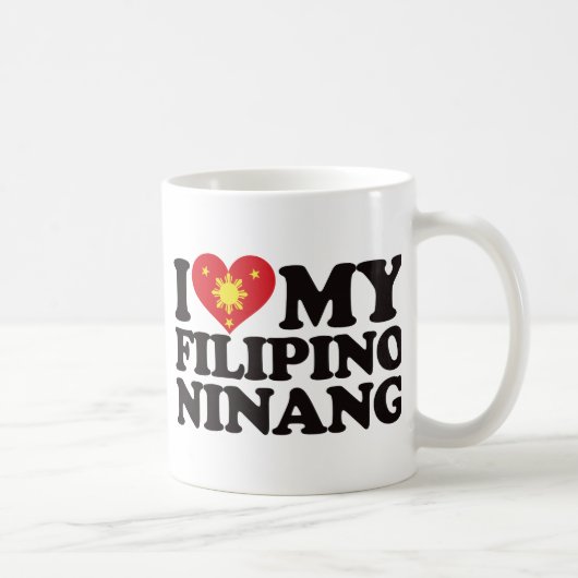 Ik hou van mijn Filipino Ninang Koffiemok (Rechts)