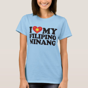 Ik hou van mijn Filipino Ninang T-shirt