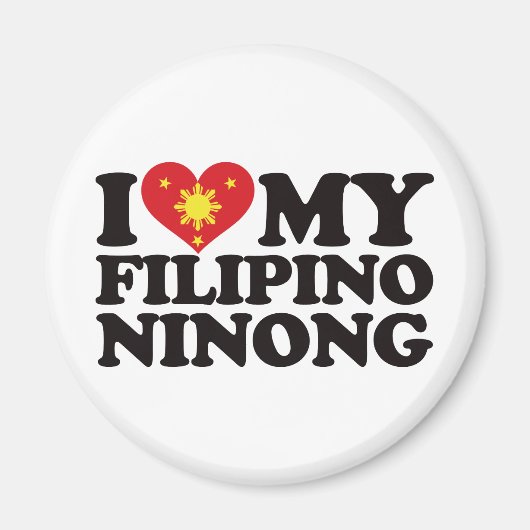 Ik hou van mijn Filipino Ninong Magneet (Voorkant)