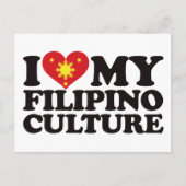 Ik hou van mijn Filippijnse cultuur Briefkaart (Voorkant)