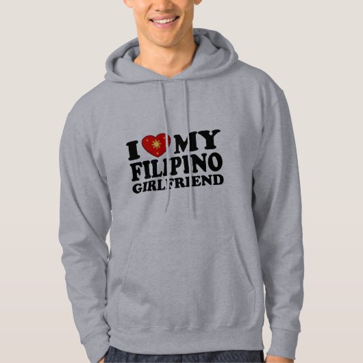 Ik hou van mijn Filippijnse Vriendin Hoodie (Voorkant)