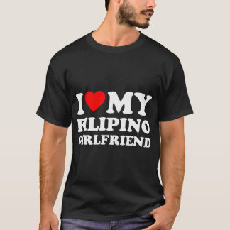 Ik hou van mijn Filippijnse Vriendin Ik hart mijn  T-shirt