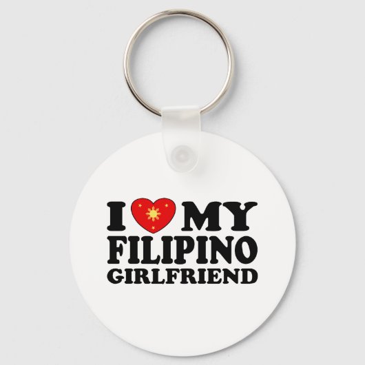 Ik hou van mijn Filippijnse Vriendin Sleutelhanger (Voorkant)