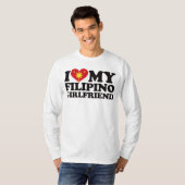 Ik hou van mijn Filippijnse Vriendin T-shirt (Voorkant volledig)