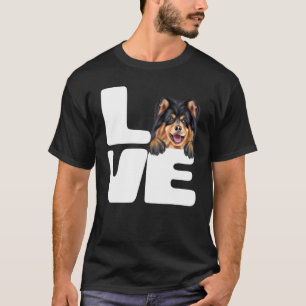 Ik hou van mijn Finse Lapphund Dog T-shirt
