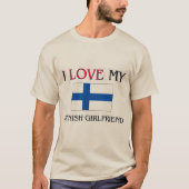 Ik hou van mijn Finse Vriendin T-shirt (Voorkant)