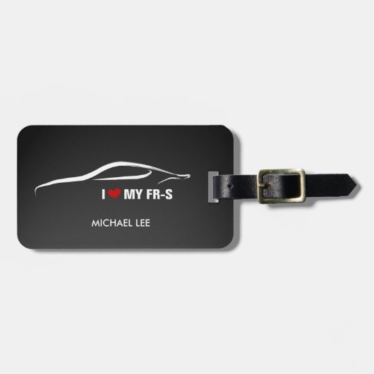 Ik hou van mijn FR-S Bagagelabel (Voorkant horizontaal)
