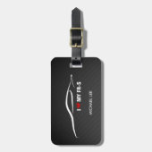 Ik hou van mijn FR-S Bagagelabel (Voorkant verticaal)