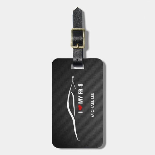 Ik hou van mijn FR-S Bagagelabel (Voorkant verticaal)