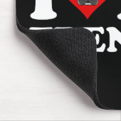 Ik hou van mijn franchie muismat (Hoek)