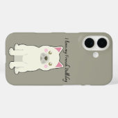 Ik hou van mijn Franse Bulldog Case-Mate iPhone Case (Achterkant (horizontaal))