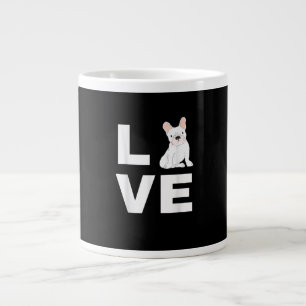 Ik hou van mijn Franse Bulldog Hondenliefhebber Gi Grote Koffiekop
