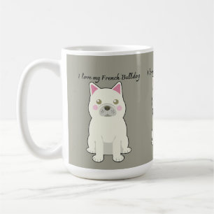 Ik hou van mijn Franse Bulldog Koffiemok