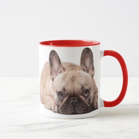 Ik hou van mijn Franse Bulldog Mok (Rechts)
