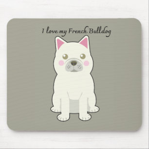 Ik hou van mijn Franse Bulldog Muismat