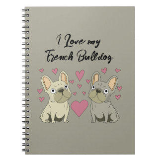 Ik hou van mijn Franse Bulldog Notitieboek