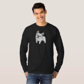 Ik hou van mijn Franse Bulldog T-shirt Franse Bull (Voorkant volledig)