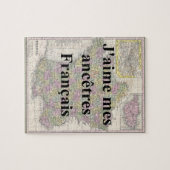 Ik hou van mijn Franse voorouders | Aangepaste puz Legpuzzel (Horizontaal)