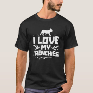 Ik hou van mijn Franse vriendjes Liefhebber eigena T-shirt