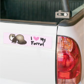 Ik hou van mijn fret bumpersticker (Op Truck)