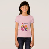 Ik hou van mijn fruit... t-shirt (Voorkant volledig)