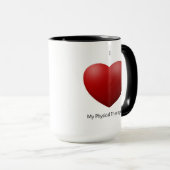 Ik hou van mijn fysieke Therapistische Mok (Voorkant rechts)