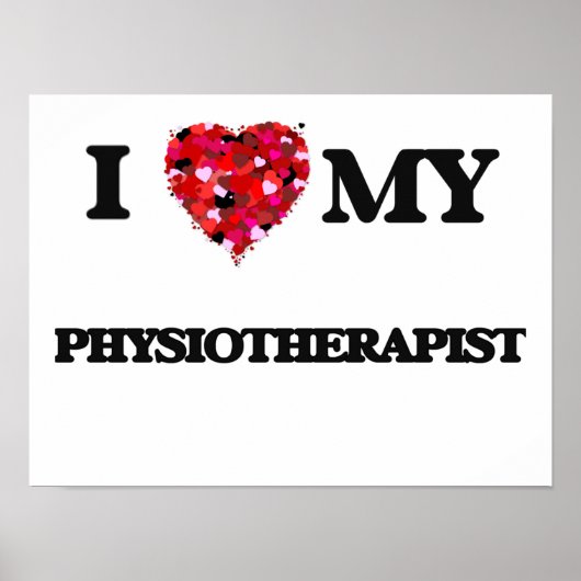 Ik hou van mijn fysiotherapeut poster (Voorkant)