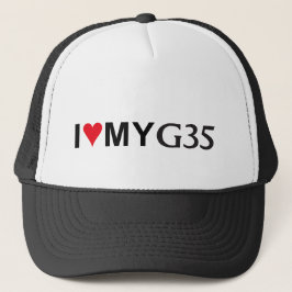 Ik hou van mijn G35 Baseball Pet