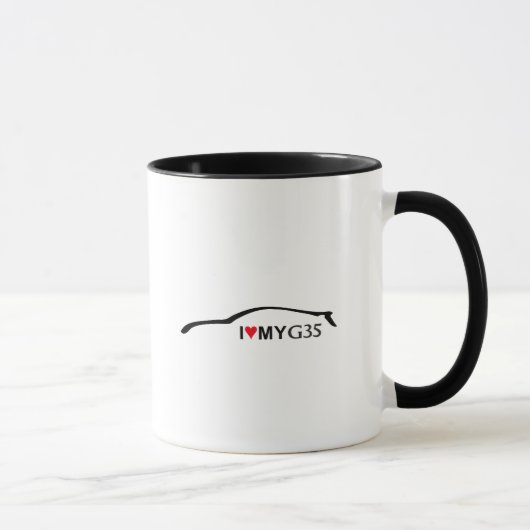 Ik hou van mijn G35-koffie Mok (Rechts)