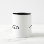 Ik hou van mijn G35-koffie Mok (Midden)