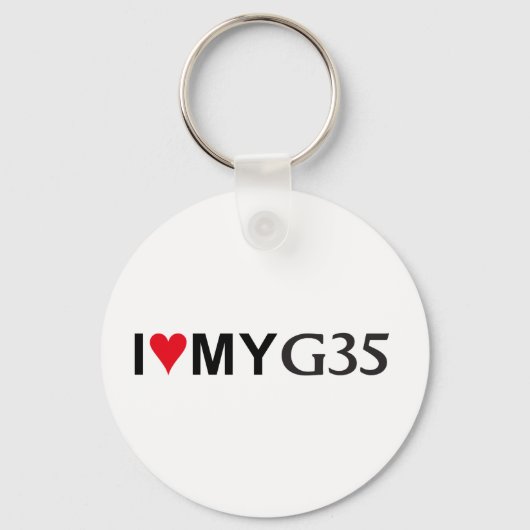 Ik hou van mijn G35-sleutelketen Sleutelhanger (Voorkant)