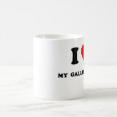 Ik hou van mijn galblaas koffiemok (Center)