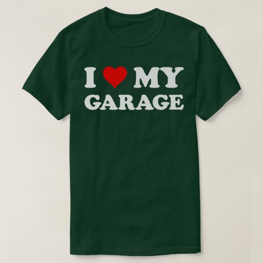 Ik hou van mijn GarageGrapny Husband Pap Groom T-shirt (Design voorkant)