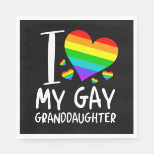 Ik hou van mijn gay kleindochter LGBT maand famili Servet