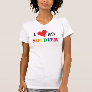 Ik hou van mijn GAY soldaat T-shirt