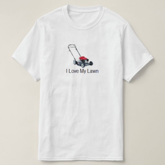 Ik hou van mijn gazon t-shirt (Design voorkant)