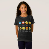 Ik hou van mijn geboortedag Emoji Emoticon Funny T T-shirt (Voorkant volledig)