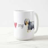 Ik hou van mijn gedekte collie koffiemok (Voorkant rechts)