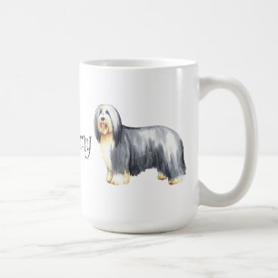 Ik hou van mijn gedekte collie koffiemok