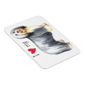 Ik hou van mijn gedekte collie magneet (Rechterzijde)