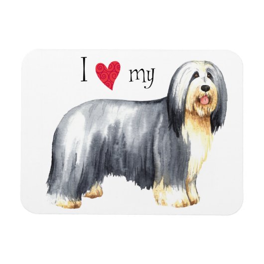Ik hou van mijn gedekte collie magneet (Horizontaal)