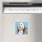 Ik hou van mijn gedekte collie magneet (Insitu (Vaatwasser))
