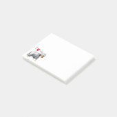 Ik hou van mijn gedekte collie post-it® notes (Schuin)