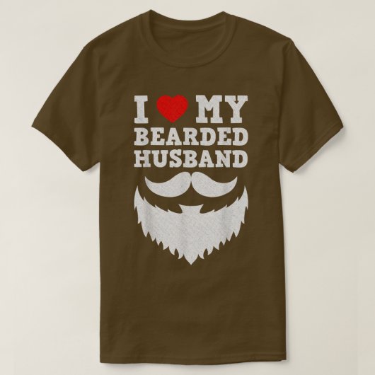 Ik hou van mijn gedekte man grappny t-shirt (Design voorkant)